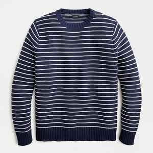 J. Crew Organic Cotton Striped Sweater
